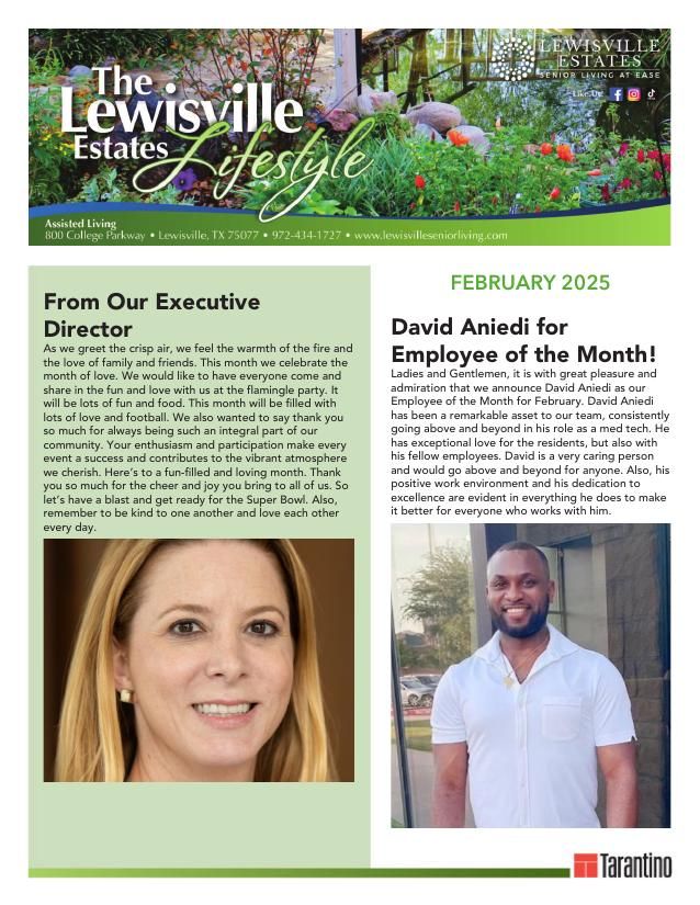 Assisted Living Current Newsletter